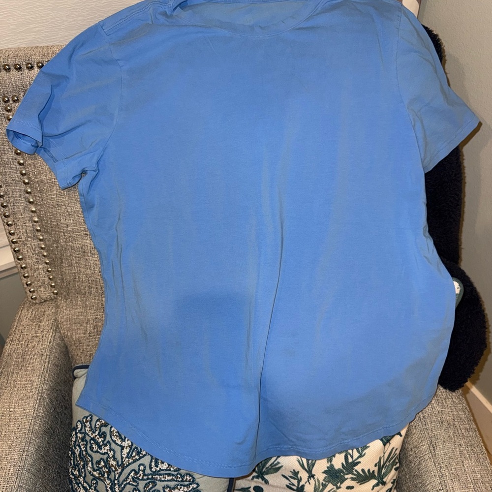 lululemon athletica Sky Blue Short Sleeve Tee